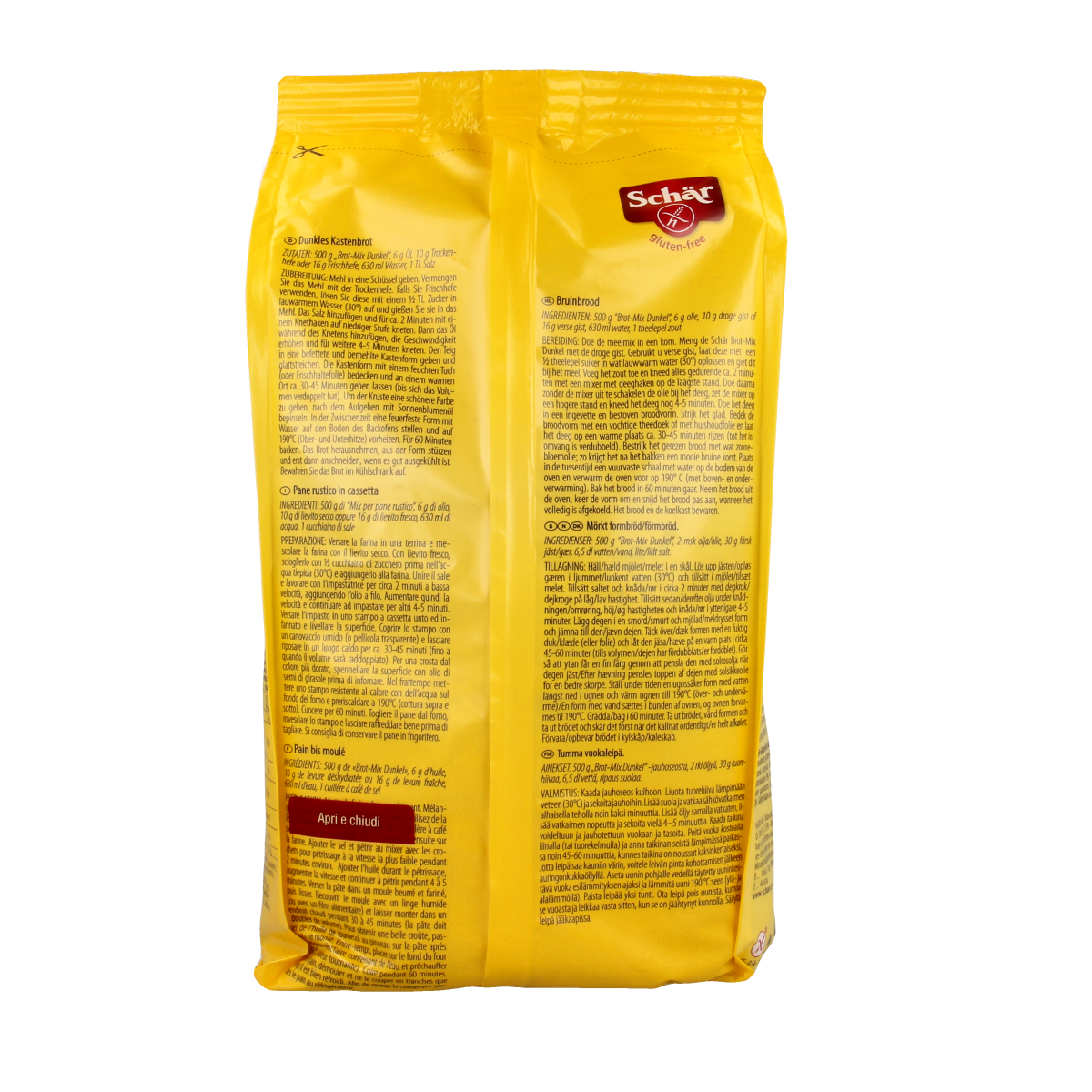 Schar Broodmix bruin glutenvrij 1.00 Kilogram
