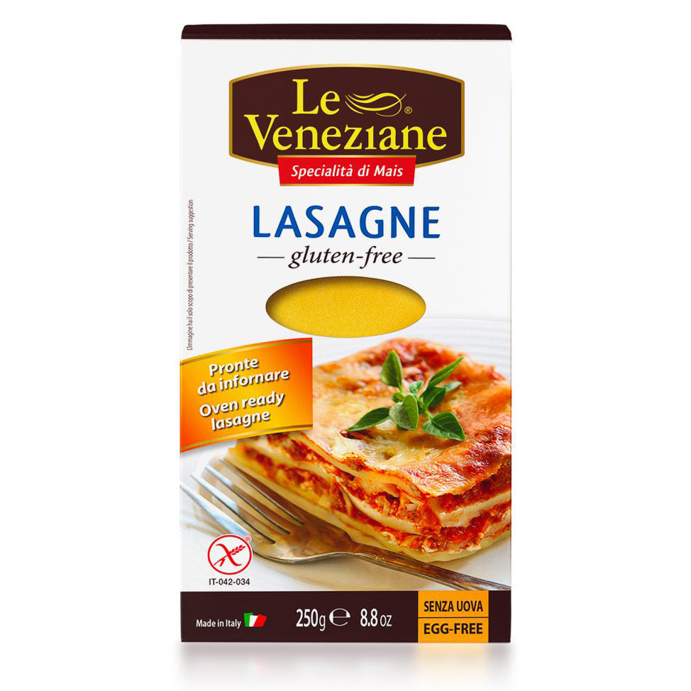 Le Veneziane Lasagne glutenvrij 250.00 Gram