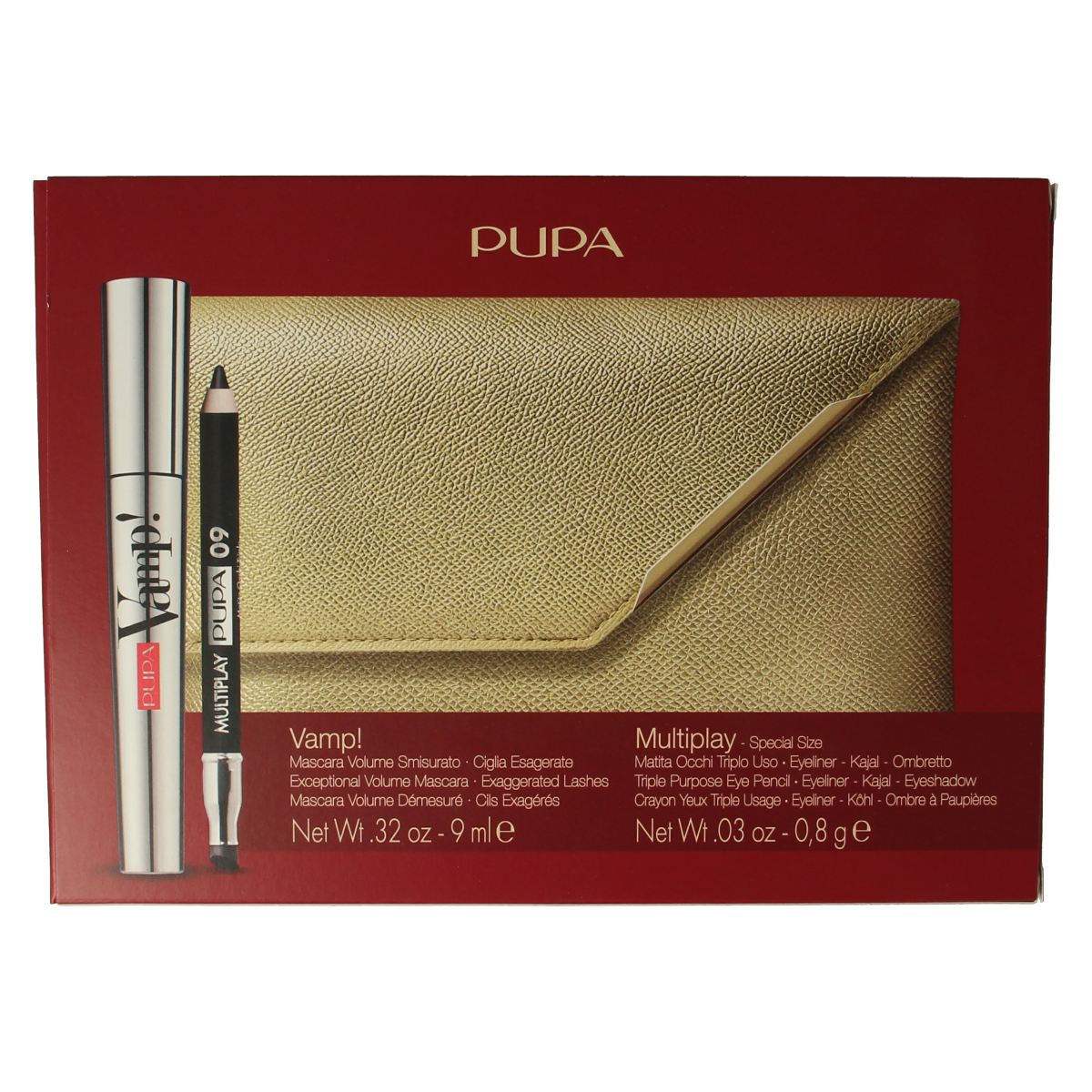 Pupa Kit vamp! Mascara+ multiplay  2.00 Stuks