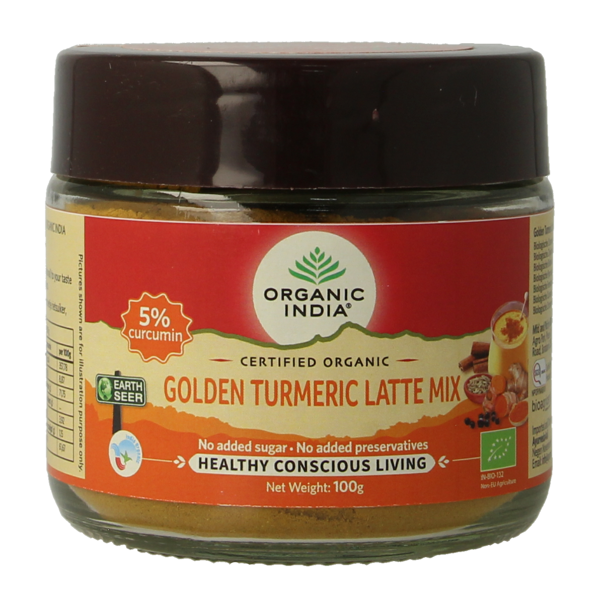 Organic India Golden turmeric latte mix 100.00 Gram