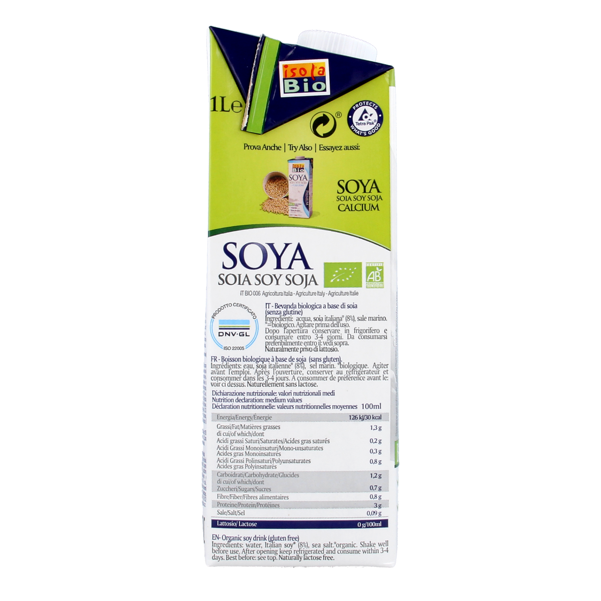 Isola Bio Sojadrank naturel bio 1.00 Liter