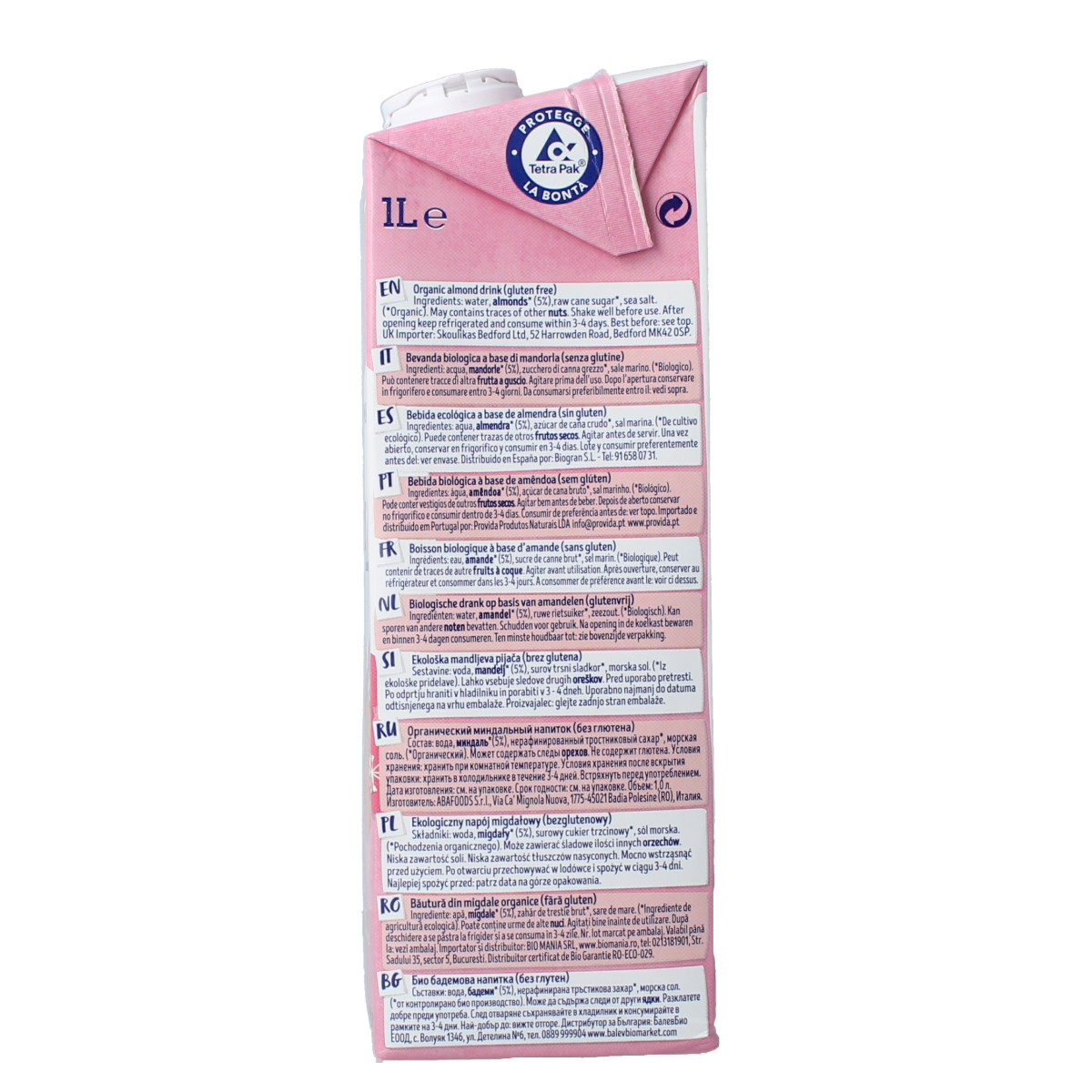 Isola Bio Amandeldrank bio 1.00 Liter