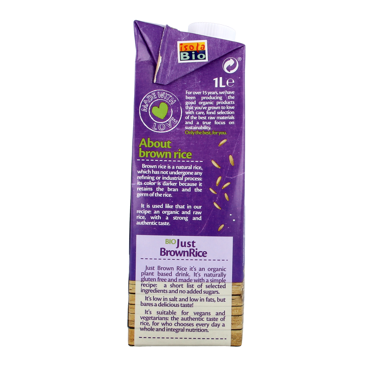Isola Bio Just brown rice bio 1.00 Liter