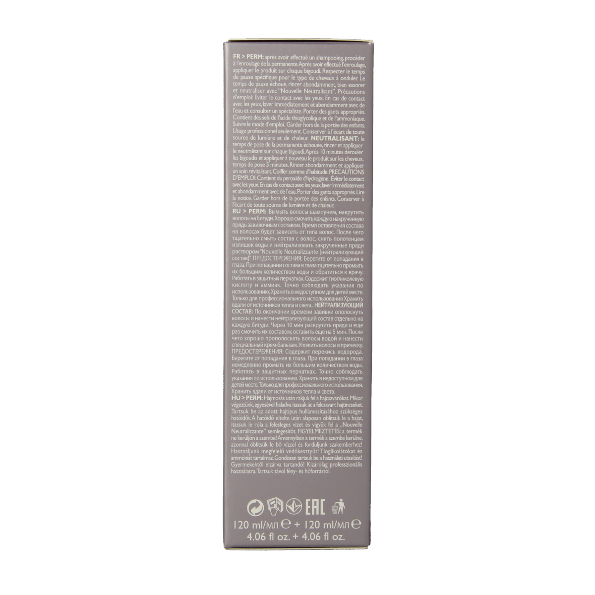Nouvelle Permanent kit nr 0 2 x 120ml 1.00 Set