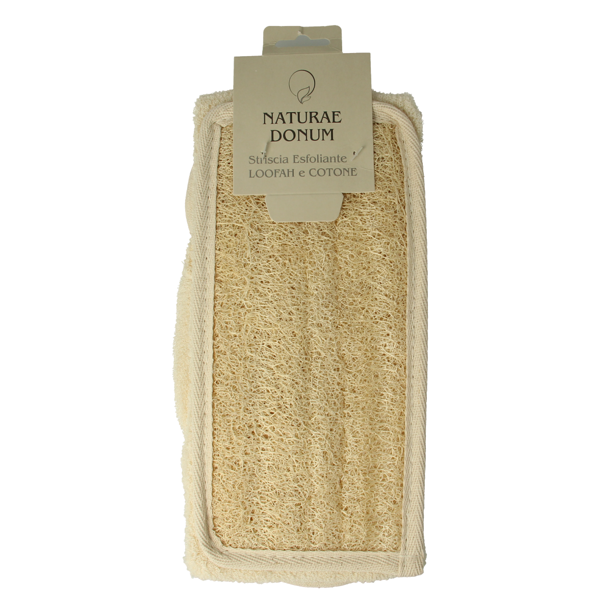 Naturae Donum Scrub band katoen & loofah 1.00 Stuks