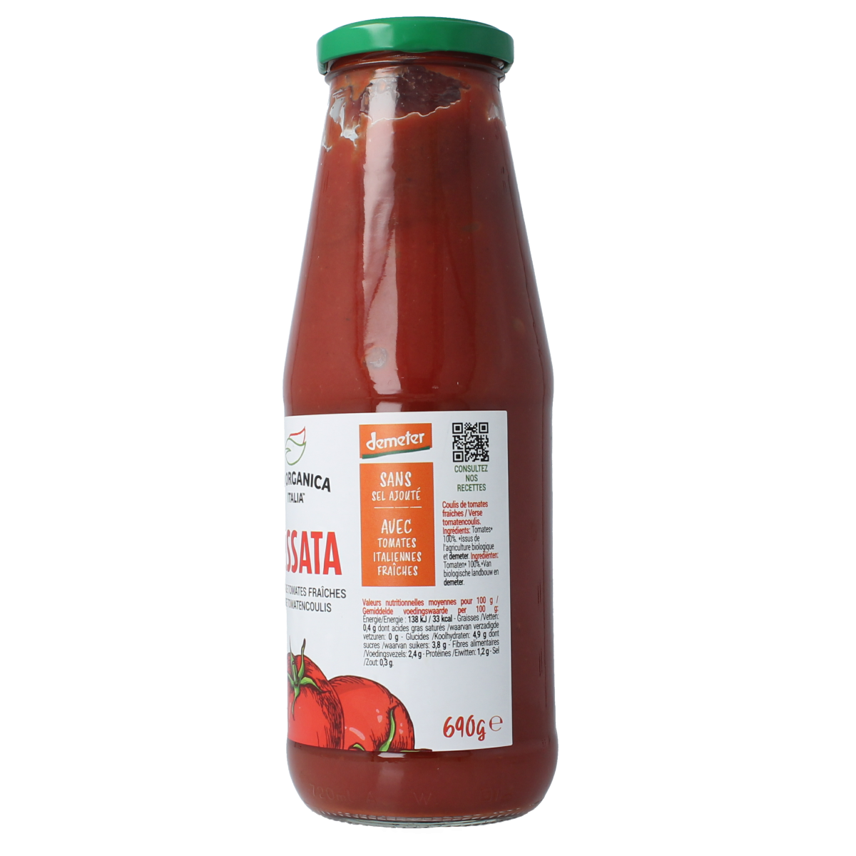 Bio Organica  Tomaten passata demeter bio 690.00 Gram