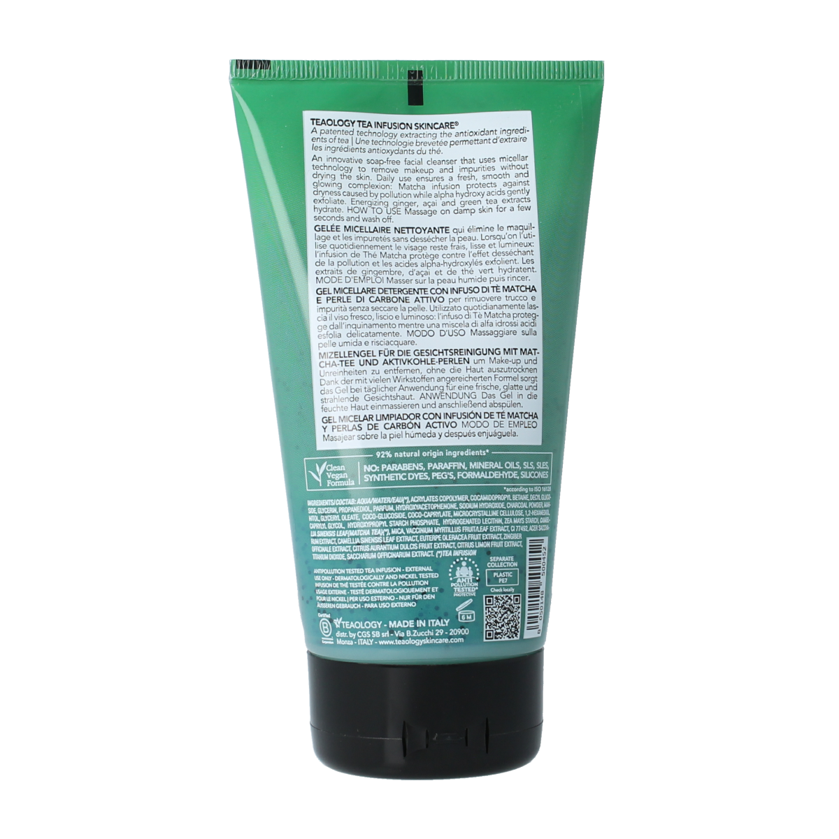 Teaology Black matcha micellair jelly cleaner 150.00 Milliliter