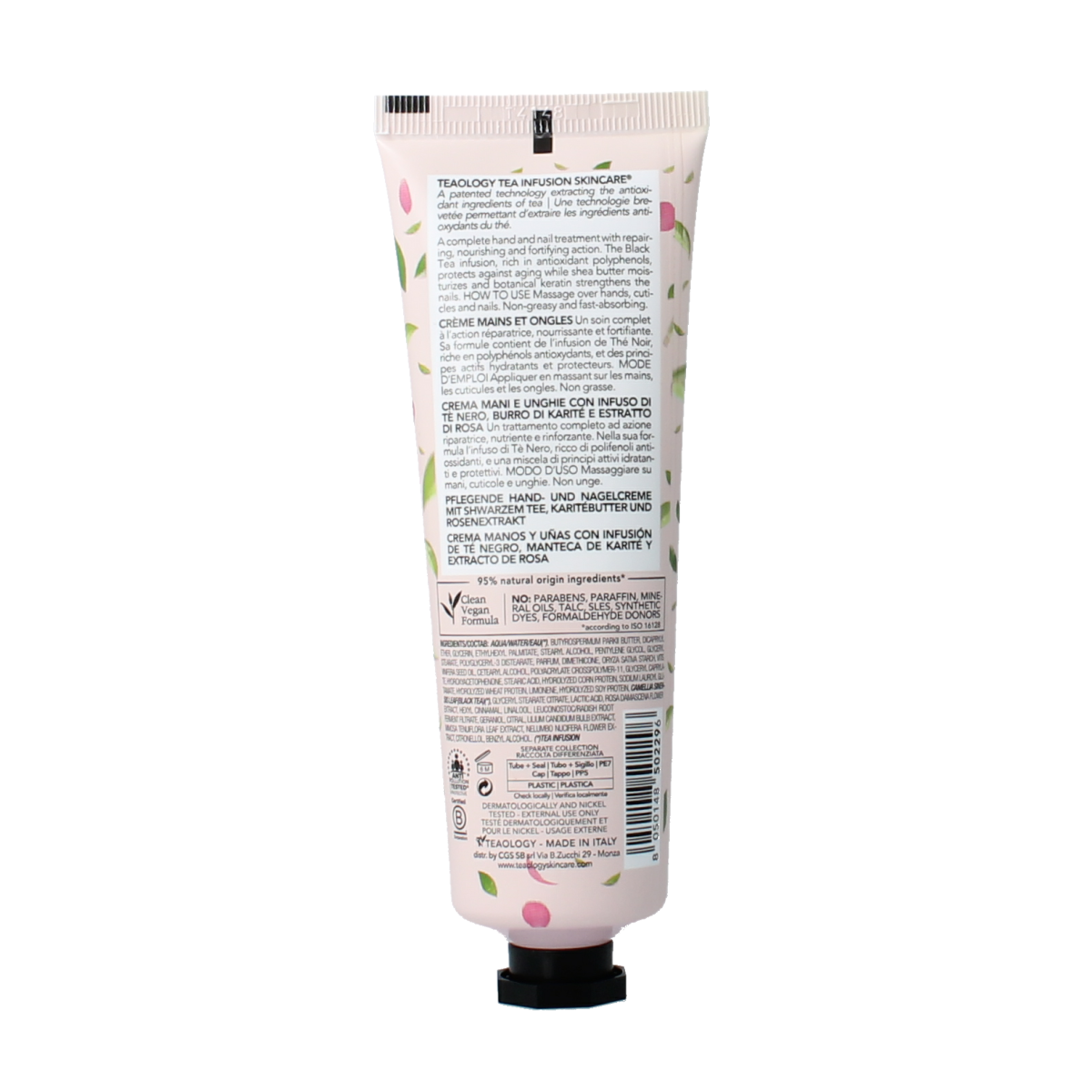 Teaology Black rose tea hand & nail cream 75.00 Milliliter