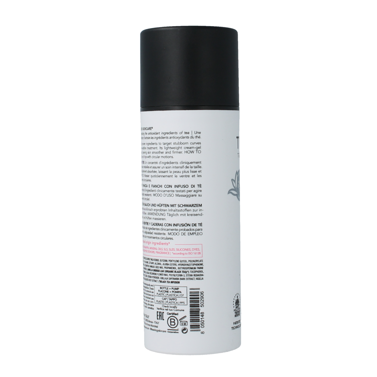 Teaology Black tea flat belly cream 150.00 Milliliter
