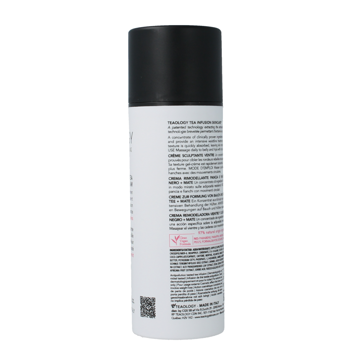 Teaology Black tea flat belly cream 150.00 Milliliter