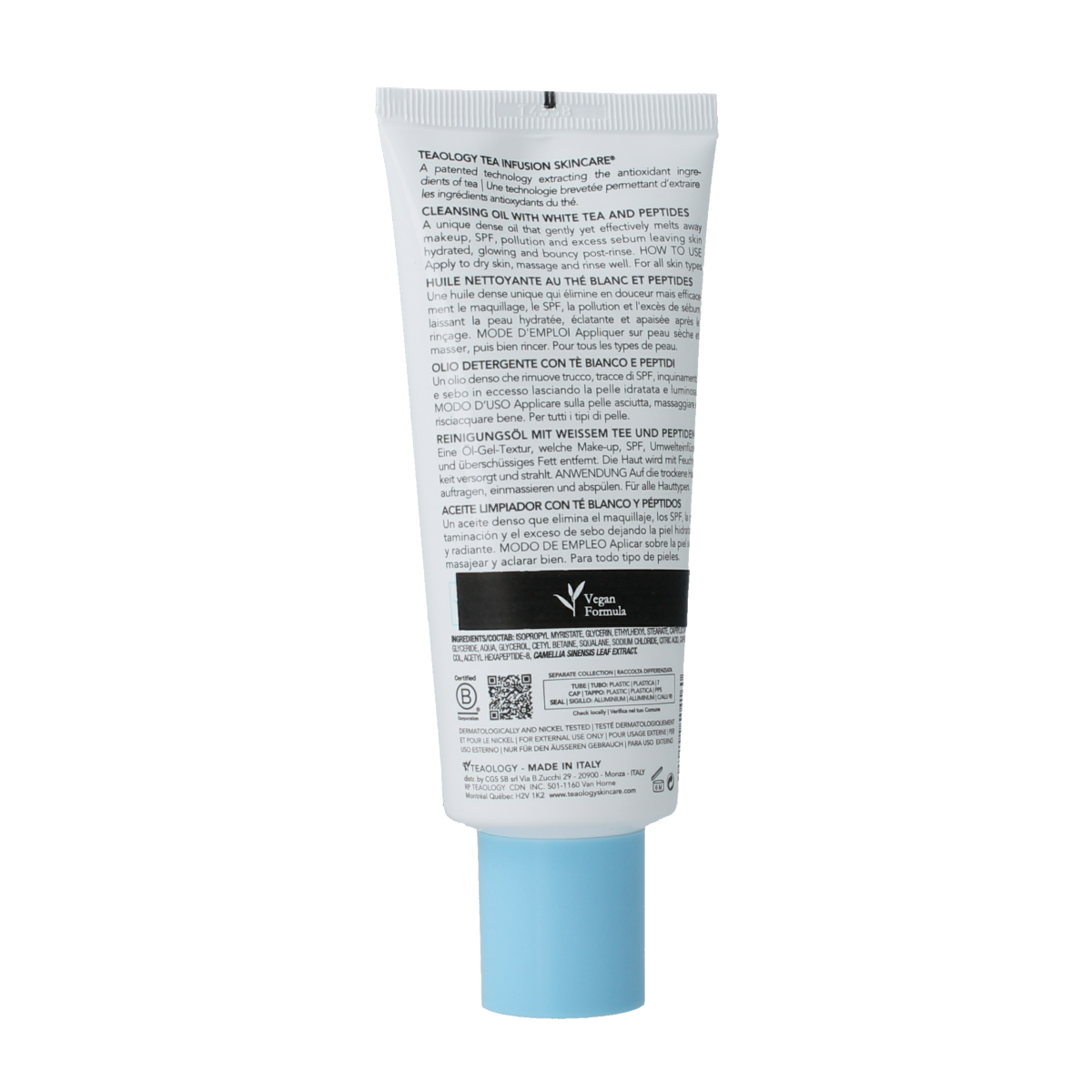 Teaology White tea peptide cleansing oil 100.00 Milliliter