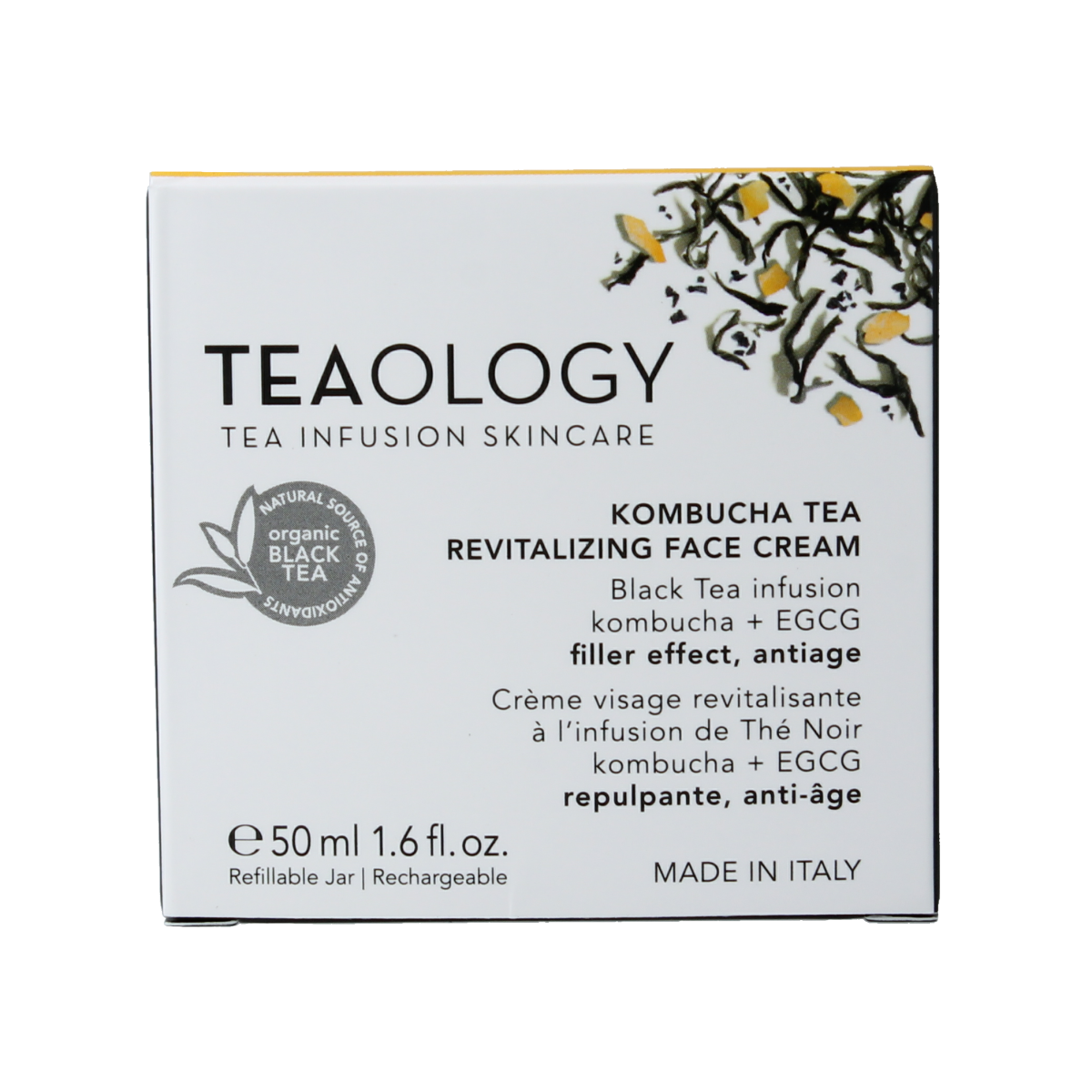 Teaology Kombucha tea revitalizing face cream 50.00 Milliliter