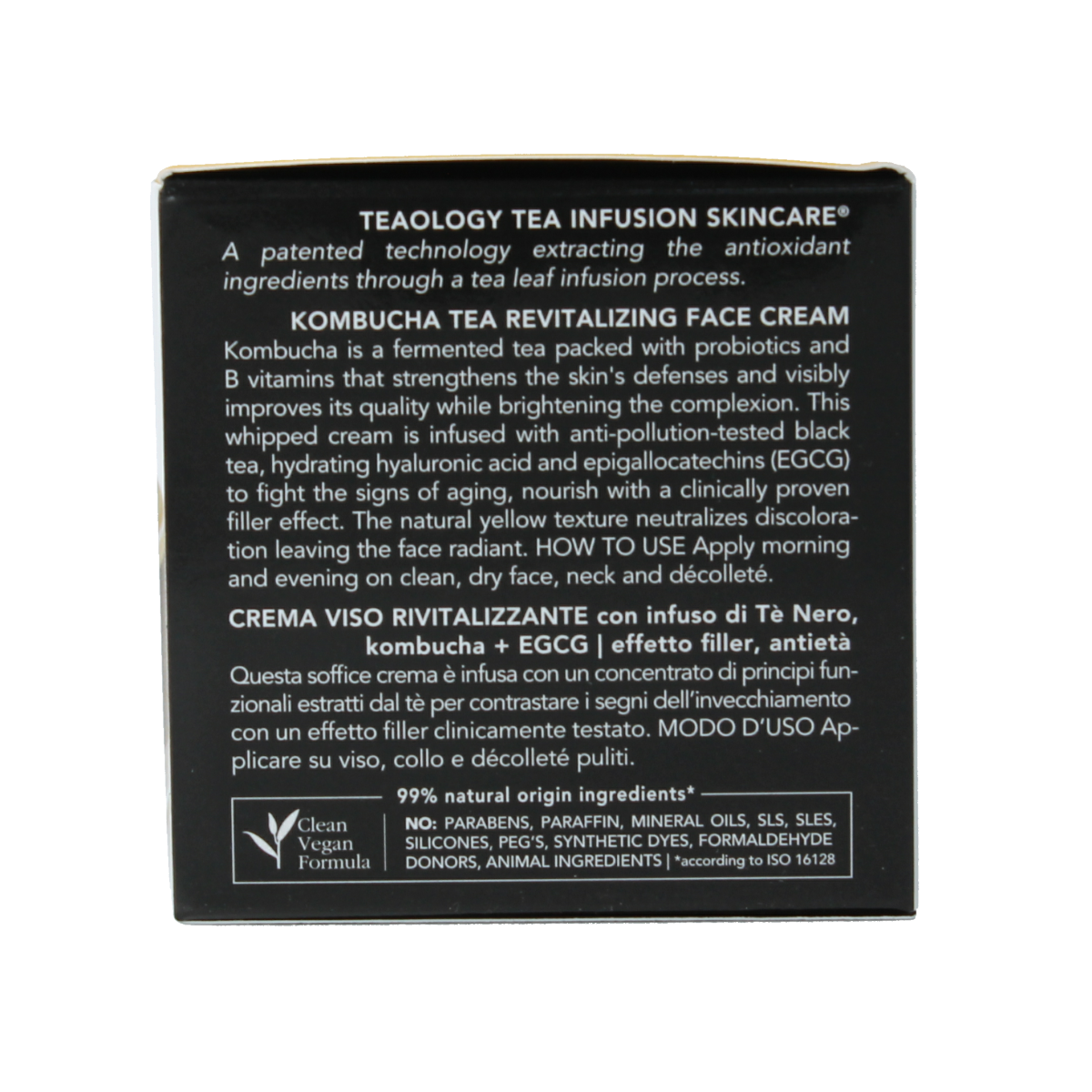 Teaology Kombucha tea revitalizing face cream 50.00 Milliliter