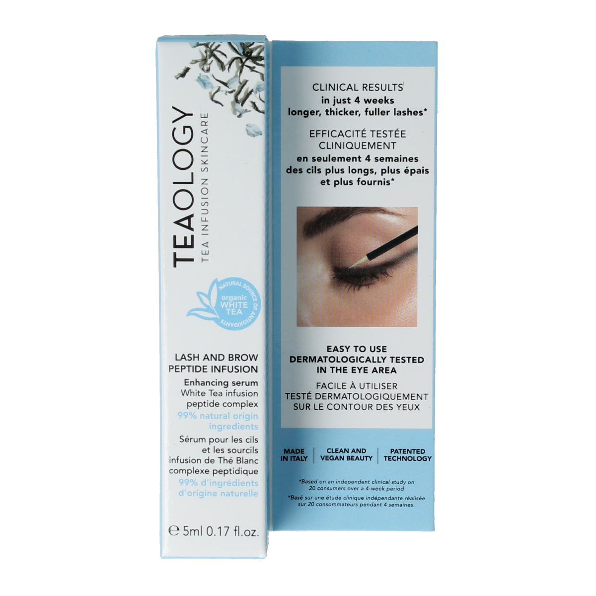 Teaology Lash and brow peptide infusion 5.00 Milliliter
