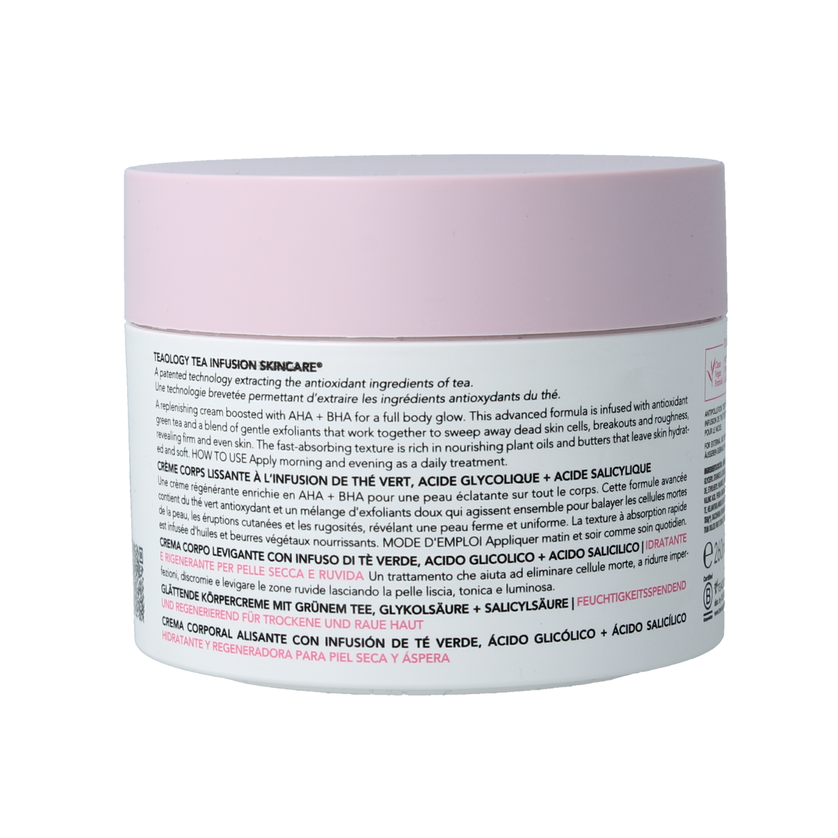 Teaology Green tea glycolic body cream 260.00 Gram