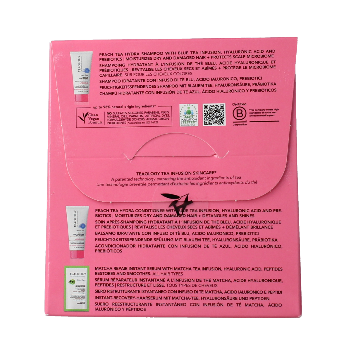 Teaology Peach tea hair kit 1.00 Stuks