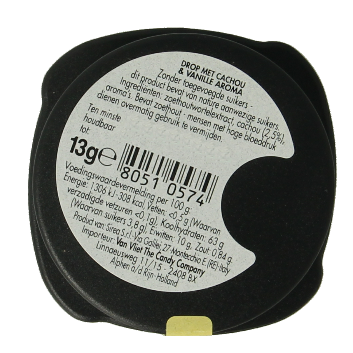Sirea Cachou vanille potje 13.00 Gram
