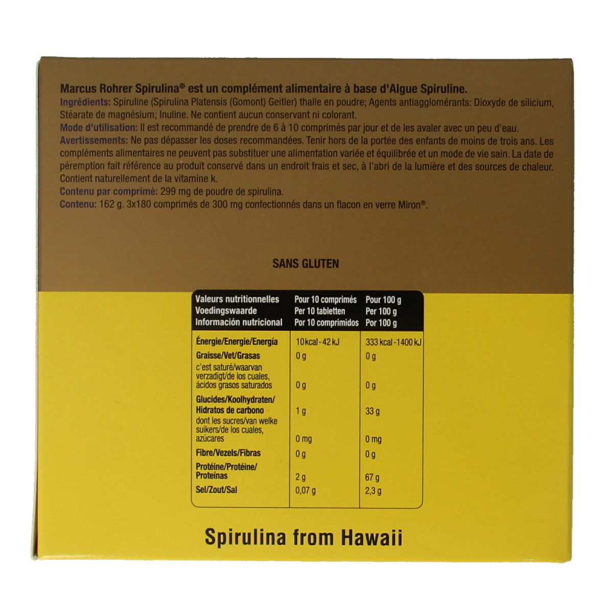 Marcus Rohrer Spirulina navul 540.00 Tabletten