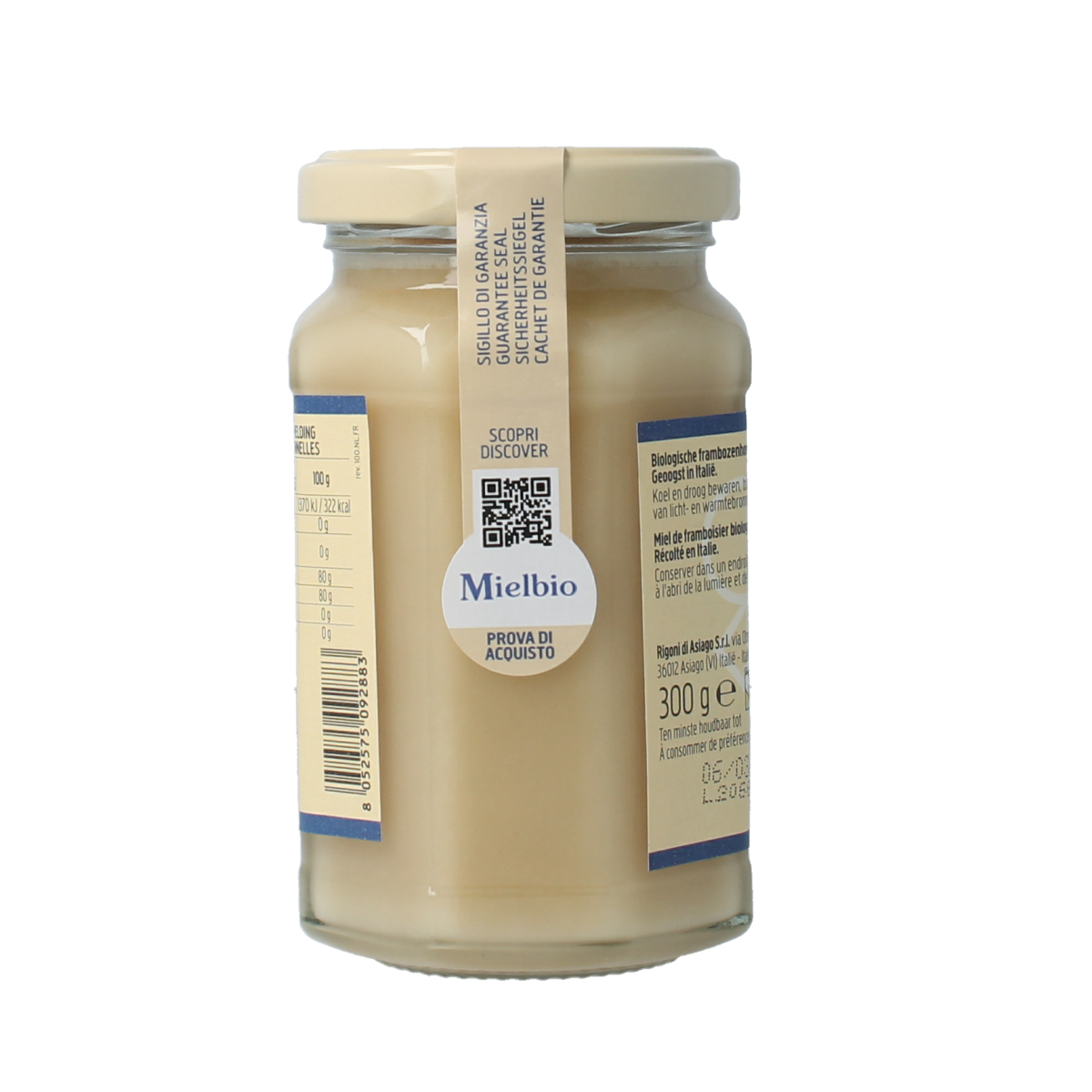 Rigoni Framboos creme honing bio 300.00 Gram