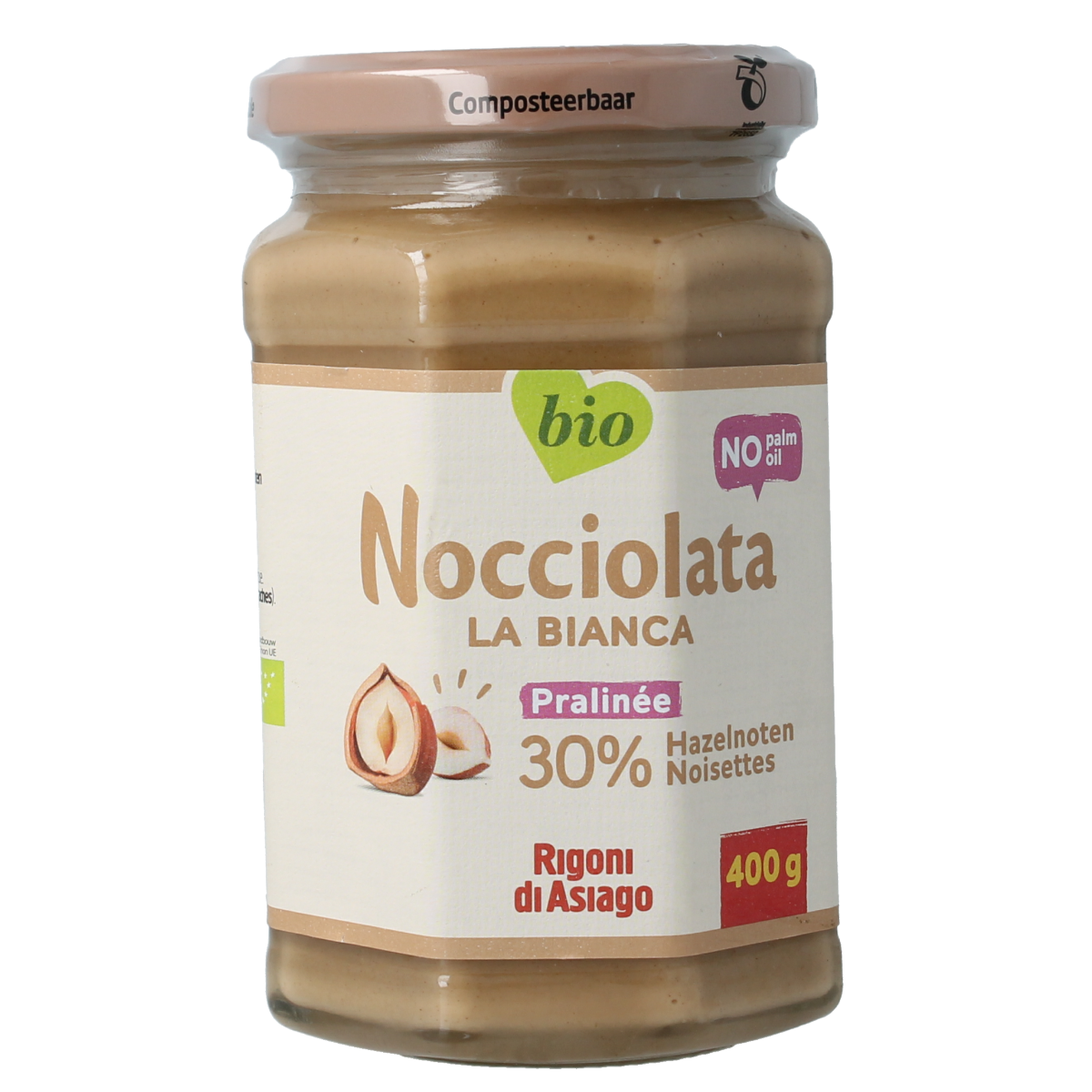 Rigoni Nicciolata bianca bio 400.00 Gram