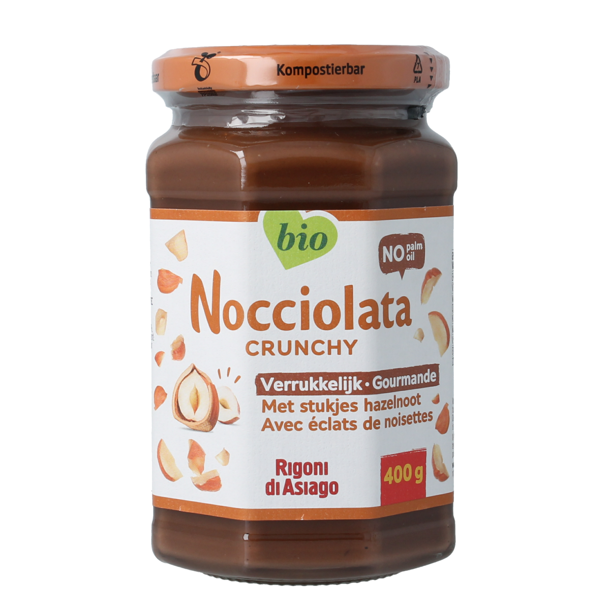 Rigoni Nocciolata crunchy bio 400.00 Gram