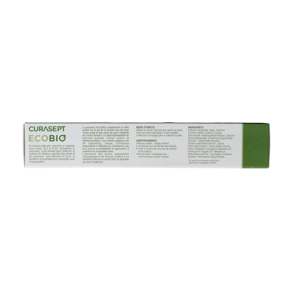 Curasept EcoBio tandpasta 75.00 Milliliter