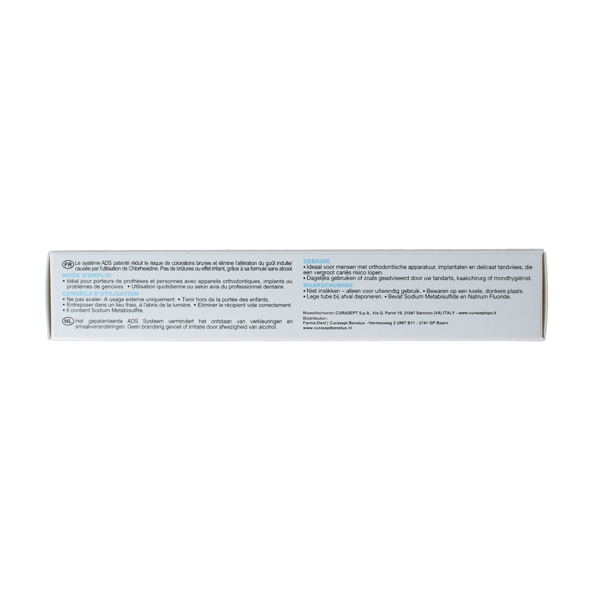 Curasept CURASEPT ADS DNA 705 0,05% Chloorhexid en Fluoride 75.00 Milliliter