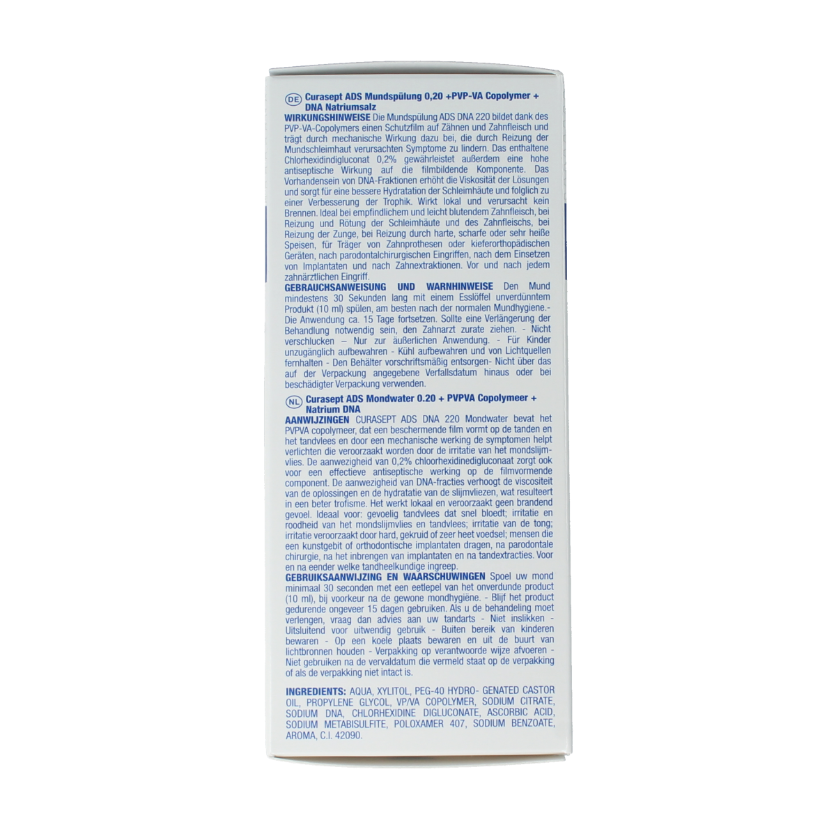 Curasept Mondspoeling chloorhexidine 0,20% 200.00 Milliliter