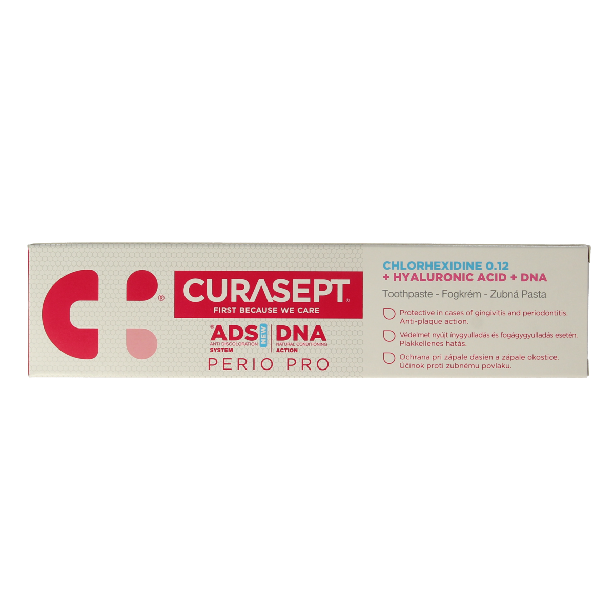 Curasept ADS DNA Perio Pro 712 CHX 0,12% + HA tandpasta 75.00 Milliliter