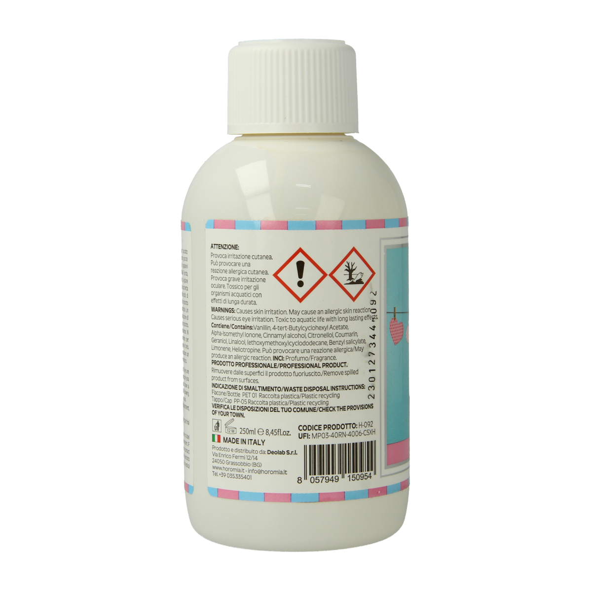 Horomia Wasparfum baby talco 250.00 Milliliter