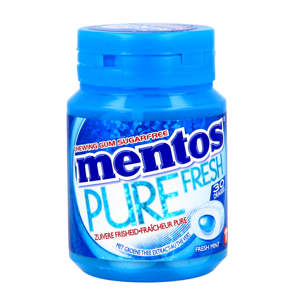Mentos Pure fresh mint pot 30.00 Stuks