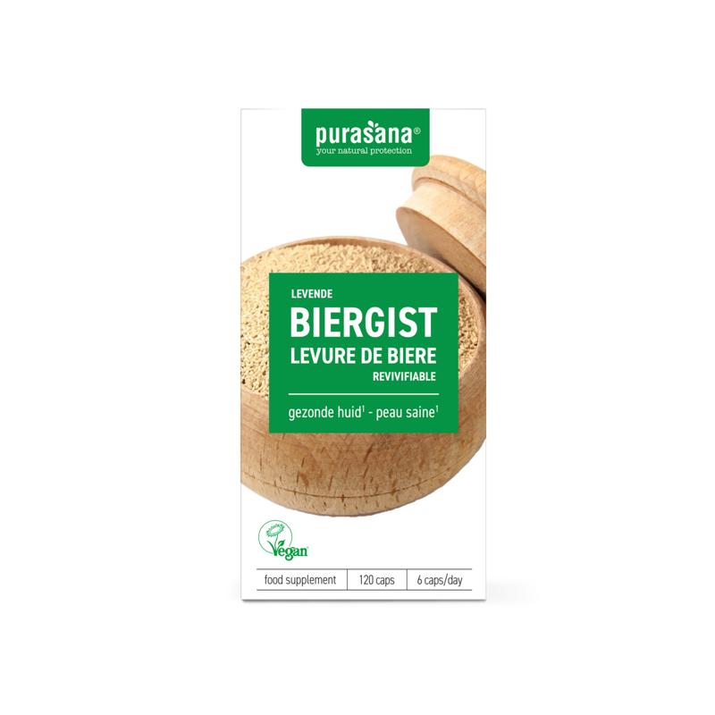 Purasana Levende biergist vegan 120.00 Capsules