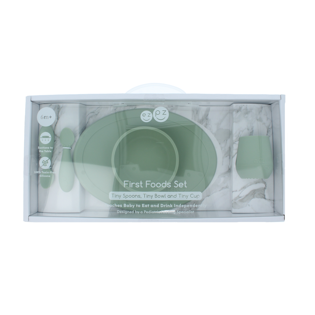 ezpz First food set sage 1.00 Set