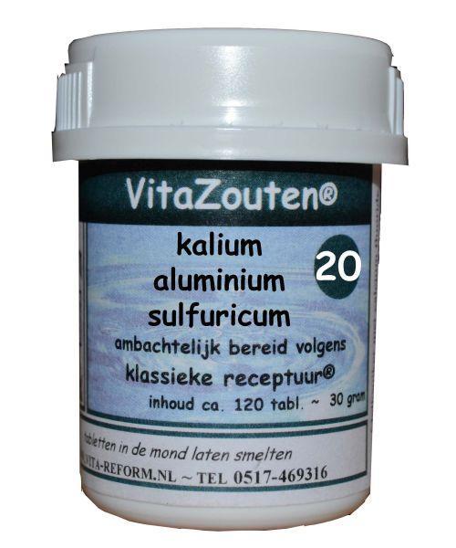 Vitazouten Kalium aluminium sulfuricum VitaZout nr. 20 120.00 Tabletten