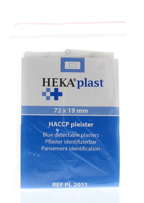 Heka HACCP pleisters blauw 72 x 19mm 25.00 Stuks