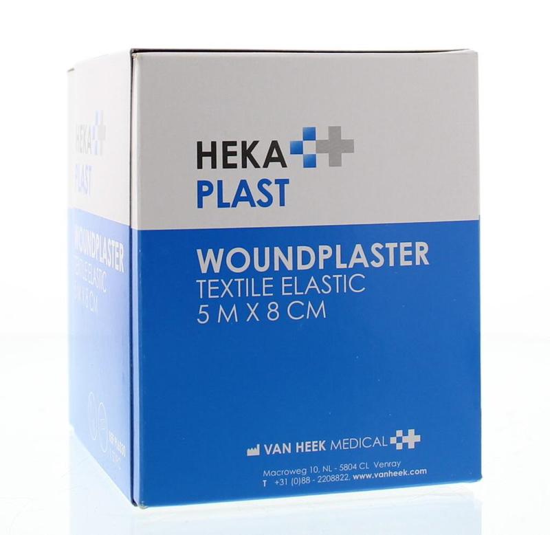 Hekaplast Dispenser 5m x 8cm textiel 1.00 Stuks