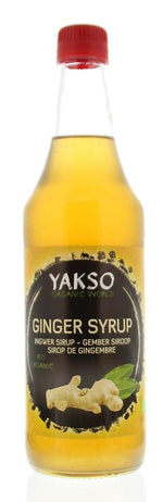 Yakso Gember stroop bio 480 Milliliter