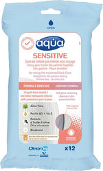 Aqua Washandjes sensitive 12.00 Stuks