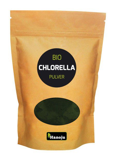 Hanoju Chlorella poeder bio 500.00 Gram