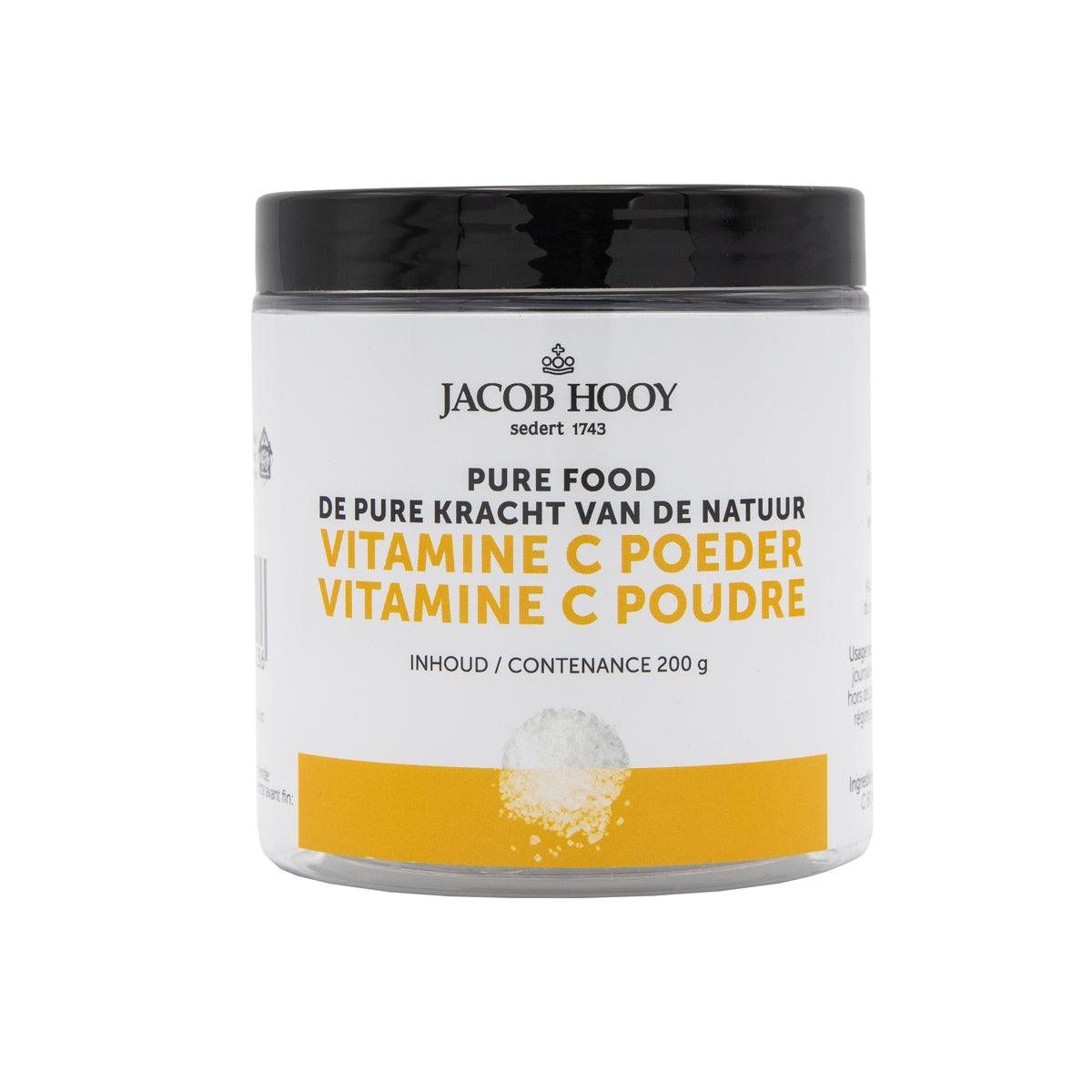 Jacob Hooy Pure food vitamine C poeder 200.00 Gram
