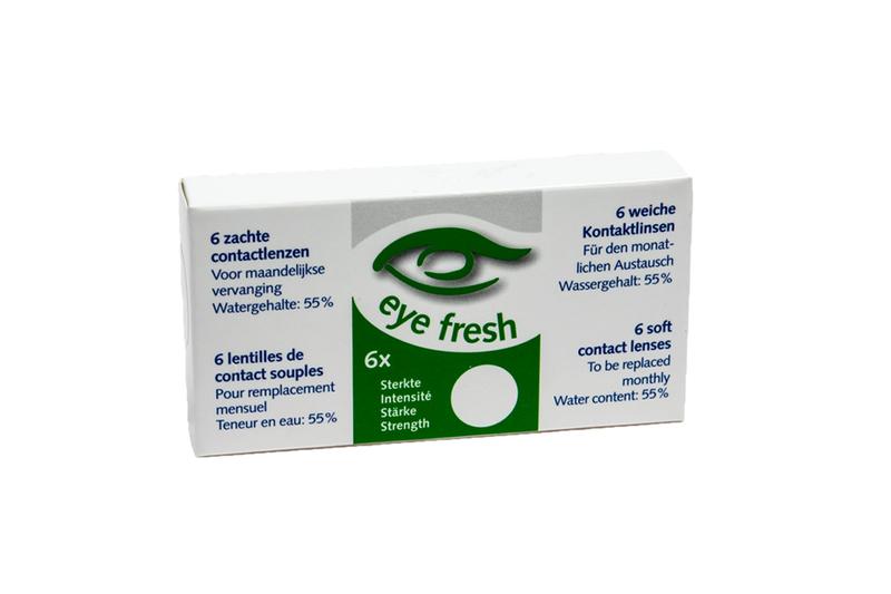 Eyefresh Maandlenzen -1.00 6.00 Stuks