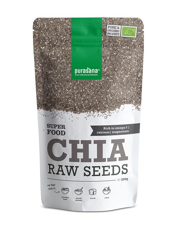 Purasana Chia zaden vegan bio 200.00 Gram