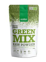 Purasana Green mix poeder vegan bio 200 Gram