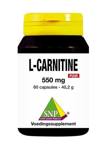 SNP L-Carnitine 550mg puur 60.00 Capsules