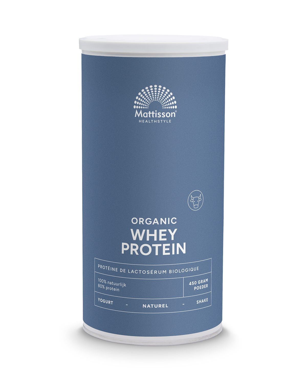 Mattisson Wei whey proteine naturel 80% bio 450.00 Gram