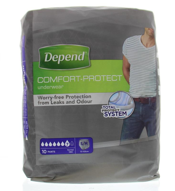 Depend Pants men normal maat S/M 10.00 Stuks