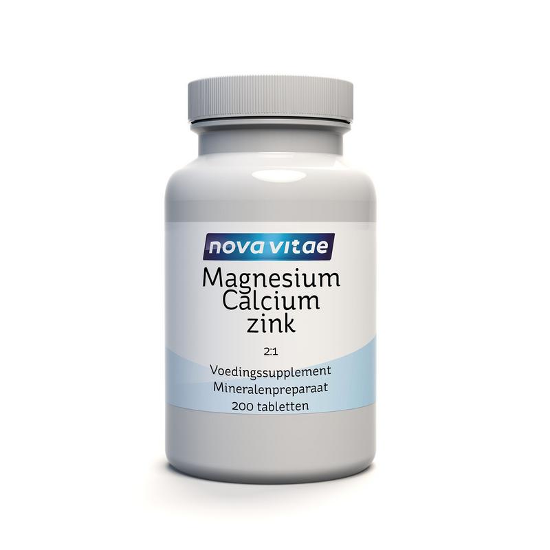 Nova Vitae Magnesium calcium 2:1 zink D3 200 Tabletten
