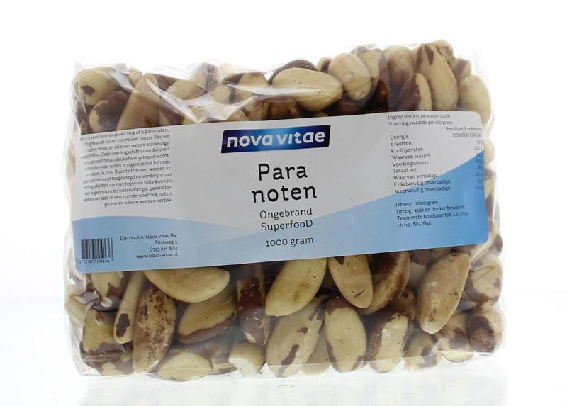 Nova Vitae Paranoten ongebrand raw 1.00 Kilogram