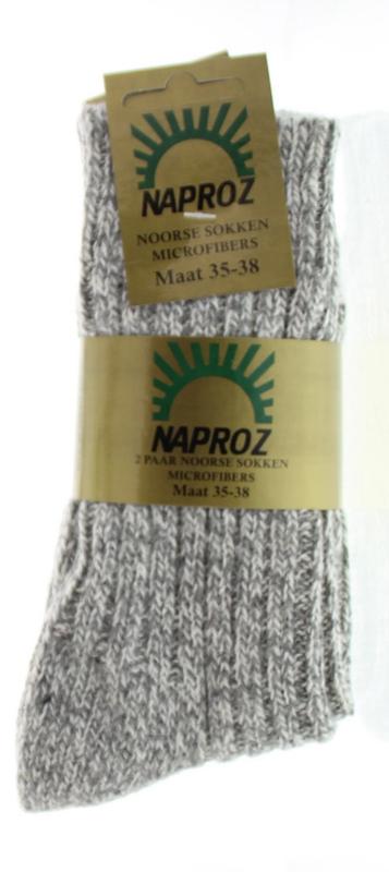 Naproz Noorse sokken maat 35-38  2.00 Paar
