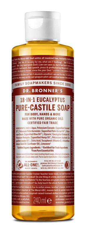 Dr Bronners Liquid soap eucalyptus 240.00 Milliliter